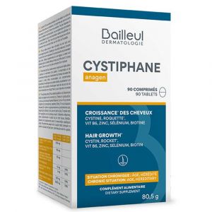 Laboratoires Bailleul - Cystiphane Anagene - Croissance Des Cheveux, 90 Comprim&eacute;s - Compl&eacute;ment Alimentaire Cheveux