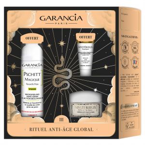 Garancia - Coffret - Rituel Anti-age Global - Crème Mystérieux Mille Et Un Jours 30ml + Sérum Mystérieux Repulpant 5ml Offert + Pschitt Magique Visage 30ml Offert - Crème De Jour Anti-âge
