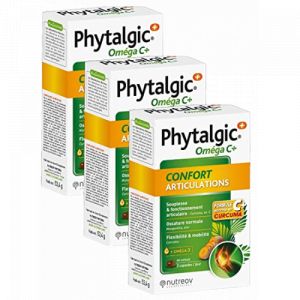 Nutreov - Phytalgic Oméga C+ Confort Articulations, 3x60 Capsules - Compléments Alimentaires