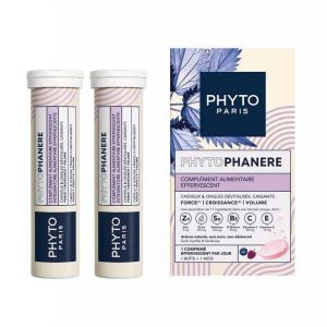 Phytophanere - Compl&eacute;ment Alimentaire Effervescent Force, Croissance Et Volume - Cheveux D&eacute;vitalis&eacute;s Et Ongles Cassants, 2x15 Comprim&eacute;s