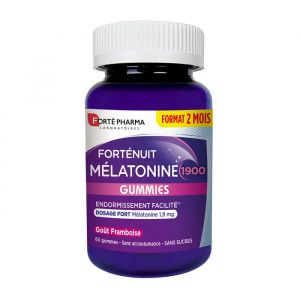 Forte Pharma - Fort&eacute; Nuit - M&eacute;latonine 1900, 60 Gummies - Compl&eacute;ments Alimentaires