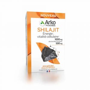 Arkopharma - Arkog&eacute;lules - Shilajit - &Eacute;nergie - Vitalit&eacute; Cellulaire, 60 G&eacute;lules - Tonus & Vitalit&eacute;