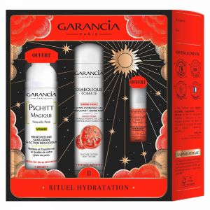 Garancia - Coffret - Rituel Hydratation - Diabolique Tomate Crème D'Eau 30ml + Pschitt Magique Visage 30ml Offert + Diabolique Tomate Sérum Babyskin 5ml Offert - Crème Hydratante
