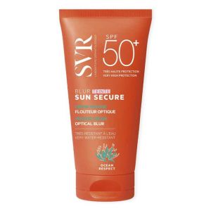Svr - Sun Secure Blur - Cr&egrave;me Mousse Solaire Teint&eacute;e Spf50+ - Visage - Peaux Sensibles, 50ml - Cr&egrave;me Solaire Teint&eacute;e