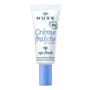 Nuxe - Crème Fraîche De Beauté - Eye Flash - Soin Yeux Hydratant Défatigant Bio - Tous Types De Peaux, 15ml - Crème Anti-cernes