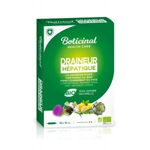 Boticinal Laboratoire - Draineur H&eacute;patique Bio, 20 Ampoules De 10ml - Compl&eacute;ments Alimentaires