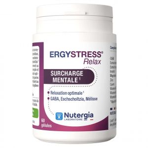 Nutergia - Ergystress Relax, 60 G&eacute;lules - Compl&eacute;ments Alimentaires