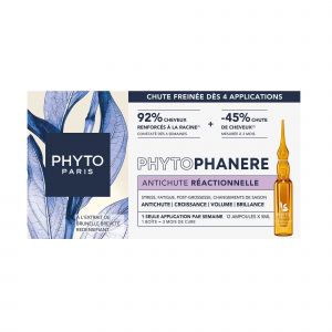 Phytophanere - Traitement Anti-chute - Chute R&eacute;actionnelle, 12x5ml