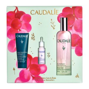 Caudalie - Coffret - Les Bestsellers Soin & Eclat - Eau De Beaut&eacute; 100ml + Masque Instant D&eacute;tox 15ml Offert + S&eacute;rum Eclat Anti-taches Vinoperfect 10ml Offert - Masque Anti-imperfections