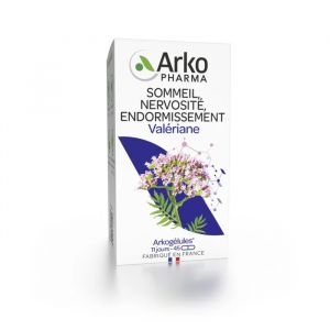 Arkopharma - Arkog&eacute;lules - Sommeil - Nervosit&eacute; - Endormissement - Val&eacute;riane, 45 G&eacute;lules - Compl&eacute;ments Alimentaires