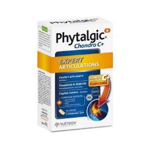 Nutreov - Phytalgic - Phytalgic+ Chondro C+ Expert Articulations, 60 Capsules - Compléments Alimentaires