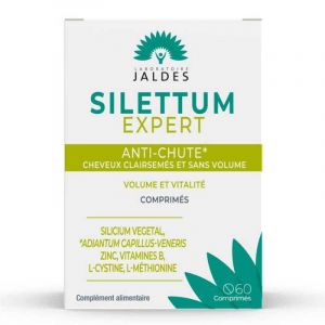 Jaldes - Silettum Expert- Anti-chute Volume Et Vitalit&eacute;, 60 Comprim&eacute;s - Compl&eacute;ment Alimentaire Cheveux
