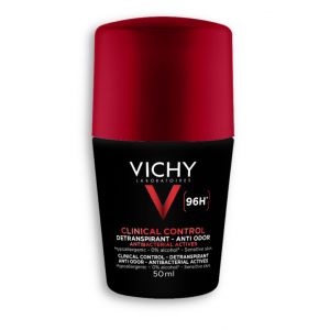 Vichy - Homme - Clinical Control - D&eacute;odorant Roll-on D&eacute;transpirant 96h, 50ml - Traitements Anti-transpirants