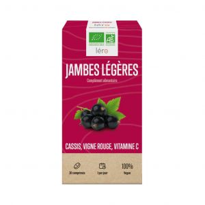 L&eacute;ro - Jambes L&eacute;g&egrave;res, 30 Comprim&eacute;s - Compl&eacute;ments Alimentaires