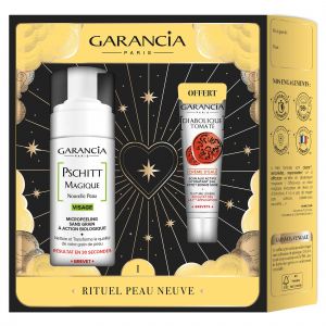 Garancia - Coffret - Rituel Peau Neuve - Pschitt Magique Visage 100ml + Diabolique Tomate Crème D'Eau 20ml Offerte - Crème Hydratante