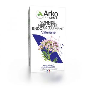 Arkopharma - Arkog&eacute;lules - Sommeil - Nervosit&eacute; - Endormissement - Val&eacute;riane, 150 G&eacute;lules - Compl&eacute;ments Alimentaires
