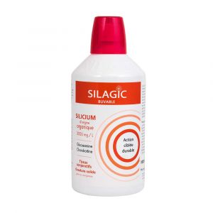 Silagic - Silicium Organique - Glucosamine - Chondro&iuml;tine, Solution Buvable 1l - Compl&eacute;ments Alimentaires