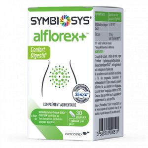 Biocodex - Symbiosys - Alflorex Confort Digestif, 30 G&eacute;lules - Compl&eacute;ments Alimentaires