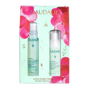 Caudalie - Coffret Vinoclean - Le Duo Double Nettoyage - Huile De Soin D&eacute;maquillante 75ml + Mousse Nettoyante Fleur De Vigne 50ml - Nettoyant & D&eacute;maquillant