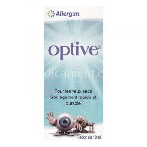 Optive - Solution De Confort Lubrifiante Et Osmoprotectrice, 10ml - Collyres & Sérums Physiologiques