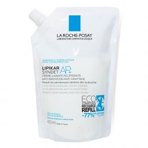 La Roche-posay - Lipikar Syndet Ap+ - Cr&egrave;me Lavante Relipidante Peaux Tendance Eczema Atopique, Eco Recharge 400ml - Gels Douche