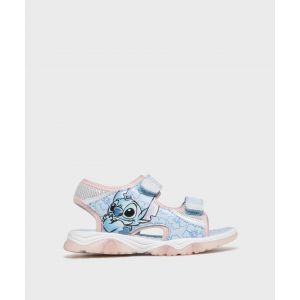 Sandales &agrave; scratch motif Stitch fille - Disney - 25 - bleu clair - LILO & STITCH