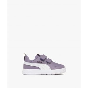Baskets bébé garçon à double scratch Court Flex V3 - Puma - 21 - violet standard - PUMA