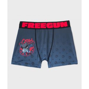 Boxer en microfibre motif gar&ccedil;on - Freegun x Brawl Stars - 12/14A - bleu - FREEGUN