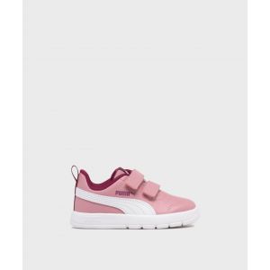 Baskets basses à scratch Courtflex V3 bébé fille - Puma - PUMA