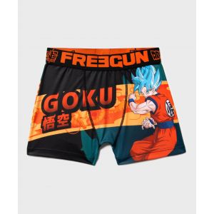 Boxer en microfibre motif Son Goku garçon - Freegun x Dragon Ball Super - 12/14A - multicolore - FREEGUN