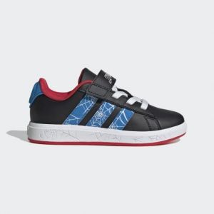 Baskets Grand Court Spiderman gar&ccedil;on - Adidas x Marvel - 30 - noir - ADIDAS