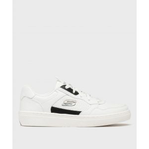 Baskets basses en matière vegan et semelle à mémoire de forme femme - Skechers - 36 - blanc - SKECHERS