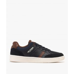 Baskets basses à lacets multimatières homme - Lee Cooper - LEE COOPER