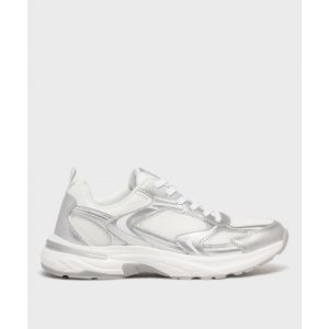 Chaussures de running l&eacute;g&egrave;res en mesh femme - 5 Miles - 37 - argente - 5 MILES