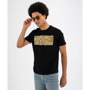 Tee-shirt manches courtes imprimé homme - The Simpsons - M - noir standard - SIMPSONS