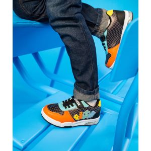 Baskets basses à scratch avec semelle lumineuse garçon - Pokemon - 27 - noir - POKEMON