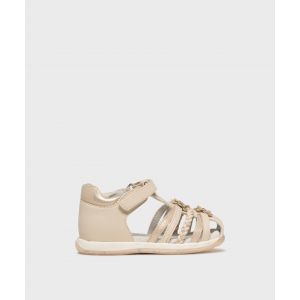 Sandales &agrave; scratch paillet&eacute;es semelle int&eacute;rieure cuir b&eacute;b&eacute; fille - 22 - rose - LOVELY WINGS