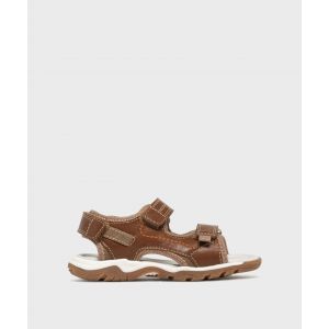 Sandales sport &agrave; scratch gar&ccedil;on - 26 - marron standard - BUGGY
