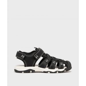 Sandales &agrave; bout ferm&eacute; et dessus en mesh gar&ccedil;on - 5 MILES - 29 - noir standard - 5 MILES