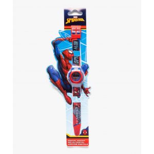 Montre digitale enfant avec motif Spiderman - Marvel - TU - bleu fonce - SPIDERMAN