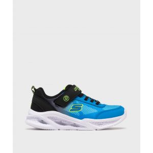 Baskets à scratch avec semelle lumineuse tricolore garçon - Skechers - 33 - bleu vif - SKECHERS
