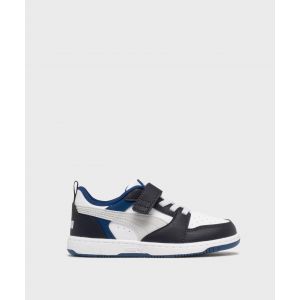 Baskets basses à lacets élastiques et scratch Rebound V6 garçon - Puma - 26 - bleu - PUMA