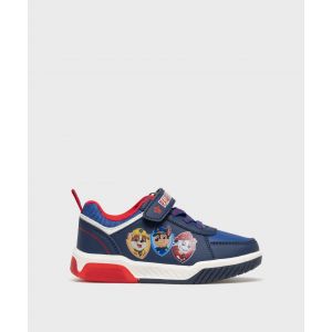 Baskets imprimées à semelle lumineuse garçon - La Pat'Patrouille - 28 - bleu fonce - PAT PATROUILLE
