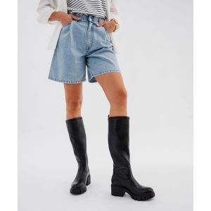 Bottes avec tige souple et semelle crant&eacute;e femme - 5 Miles - 37 - noir standard - 5 MILES