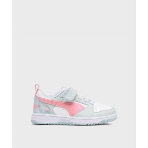 Baskets basses à empiècements irisés Rebound V6 Space Belle fille - Puma - 30 - blanc standard - PUMA
