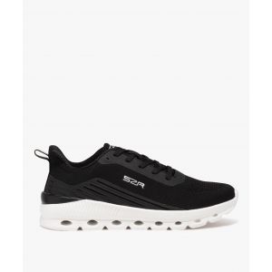 Baskets homme unies en mesh à semelle ajourée - Slazenger - 44 - noir standard - SLAZENGER
