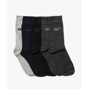 Lot x5 chaussettes hautes - Caterpillar - Confort Top - 43/46 - gris standard - CATERPILLAR