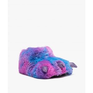 Chaussons fille 3D en forme de patte de monstre - 30/31 - violet standard - GEMO