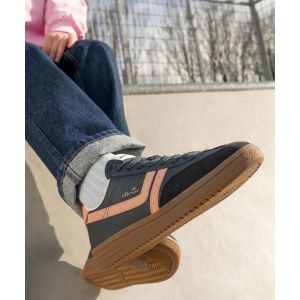 Baskets basses look r&eacute;tro femme - Ellesse - 39 - marine - ELLESSE