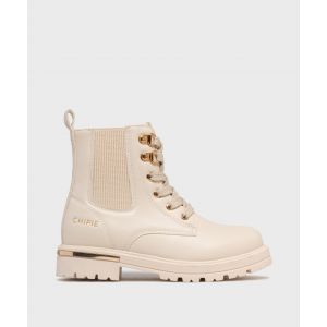 Boots avec élastique et semelle crantée fille - Chipie - 34 - beige - CHIPIE